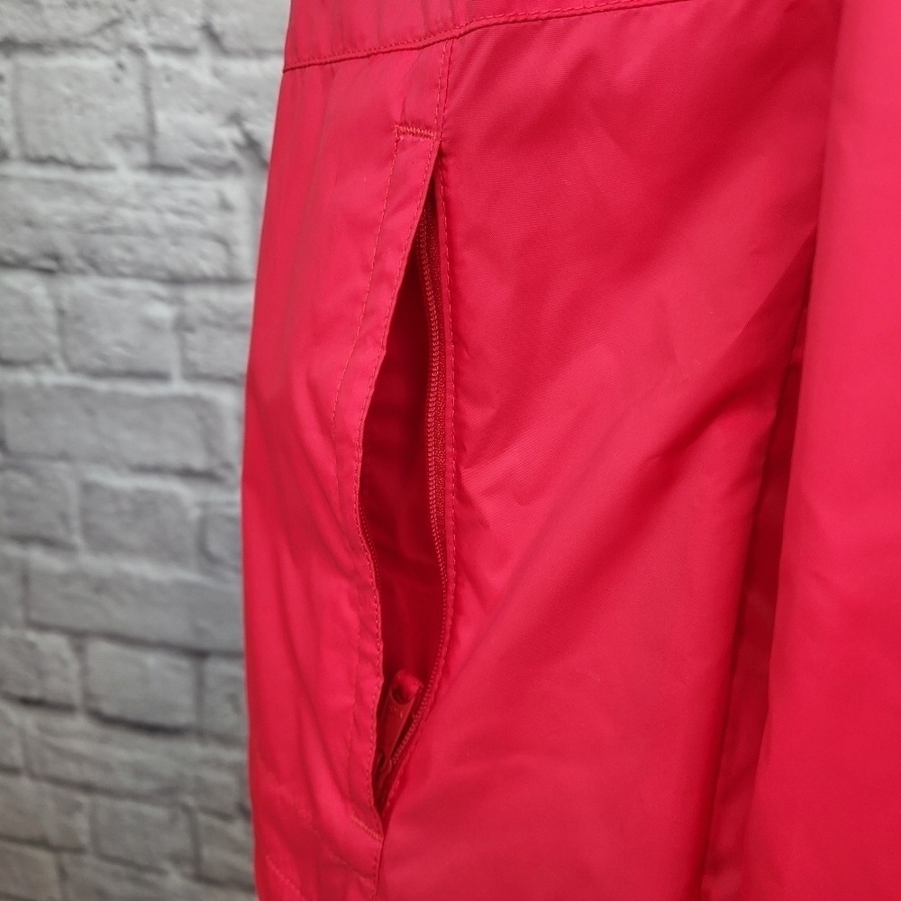 Columbia Jacket Switchback Red Lightweight Windbreaker HoodWater Repellent Sz M - Picture 6 of 12